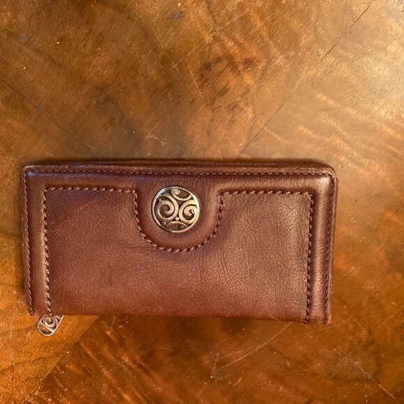 Brighton Handbags - Vintage Brighton Brown Leather Wallet EUC